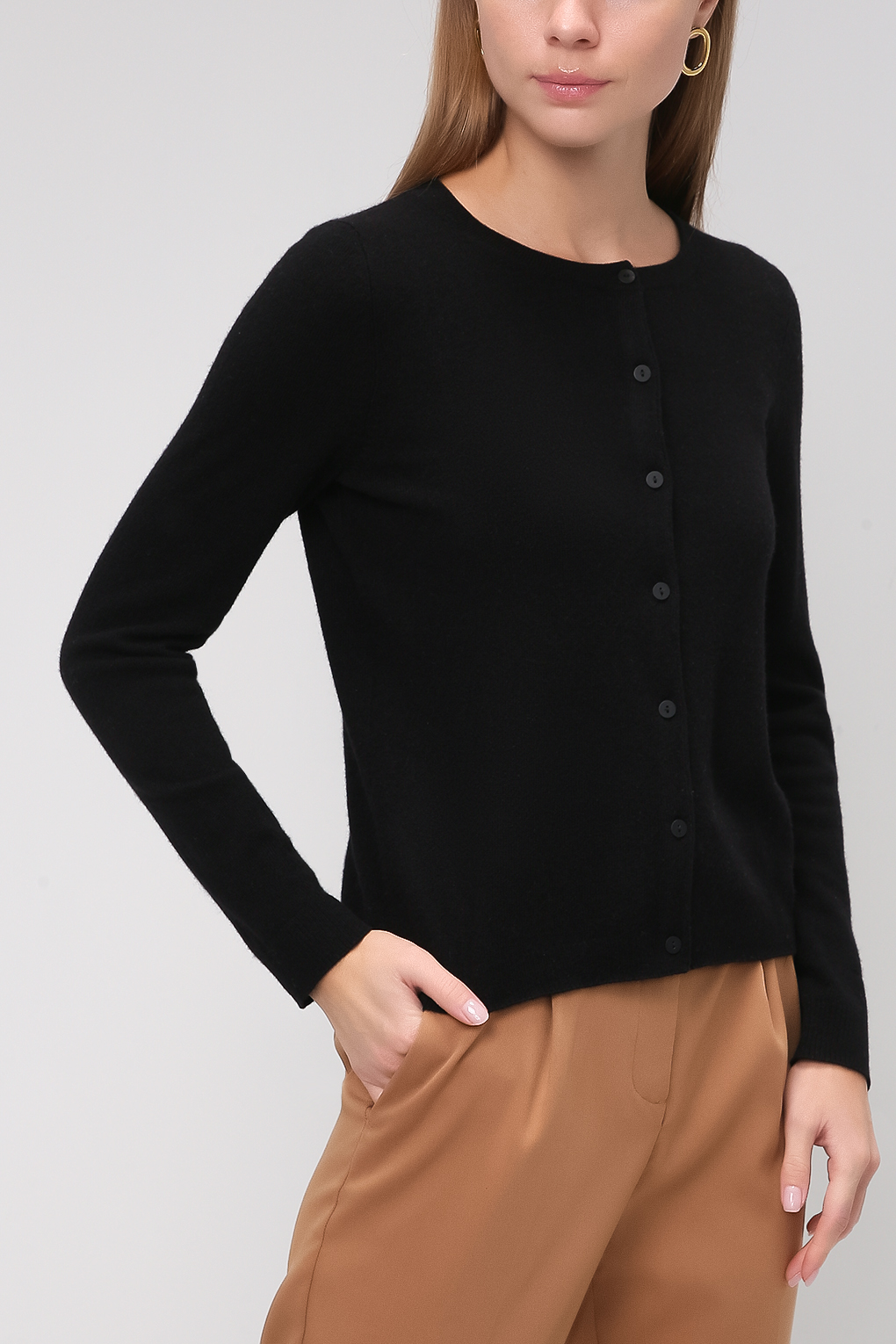 

Кардиган женский Essentials by Stockmann 2109 SAGA черный XL, 2109 SAGA