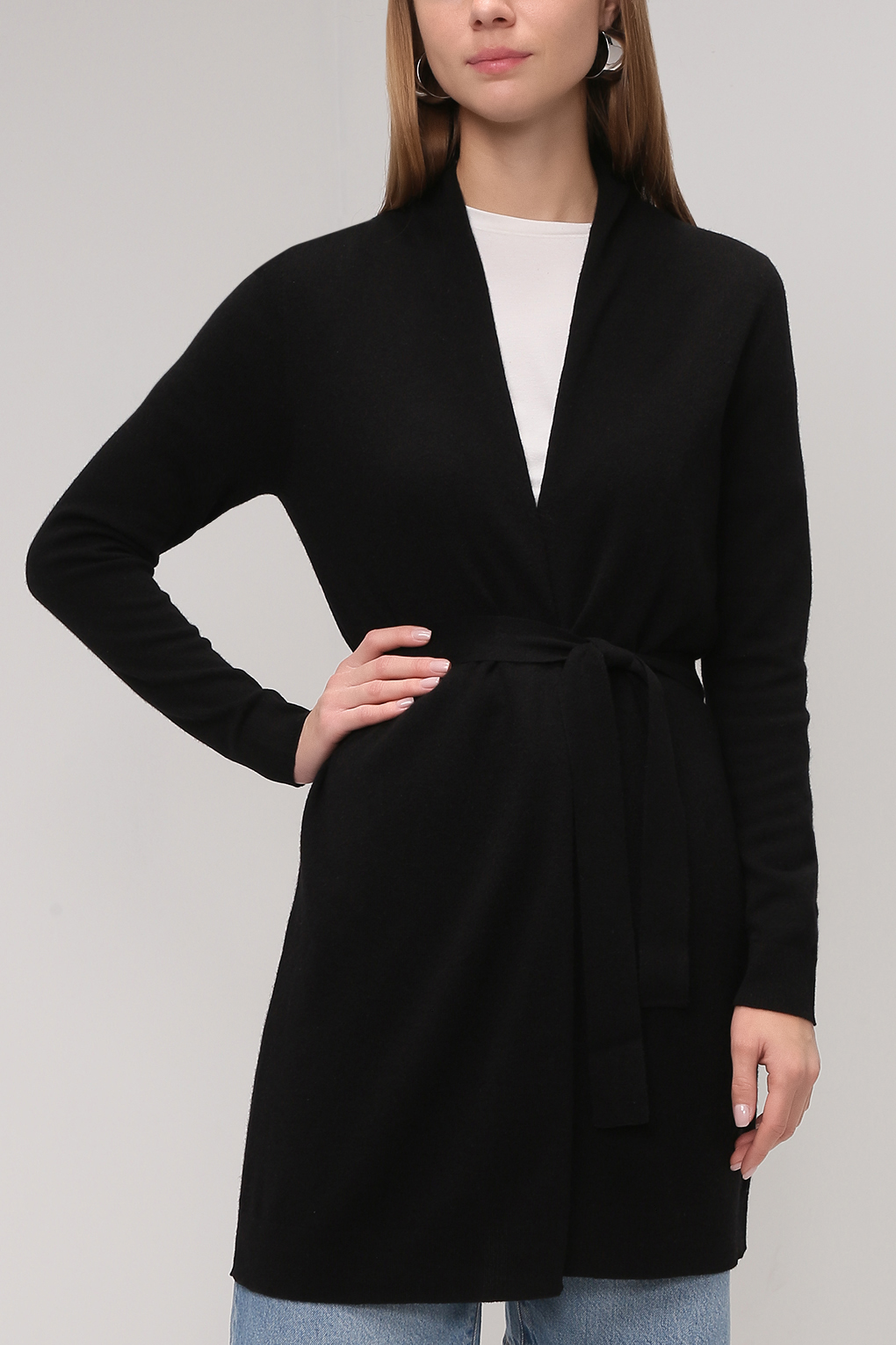 

Кардиган женский Essentials by Stockmann 2109 SIENNA черный XL, 2109 SIENNA