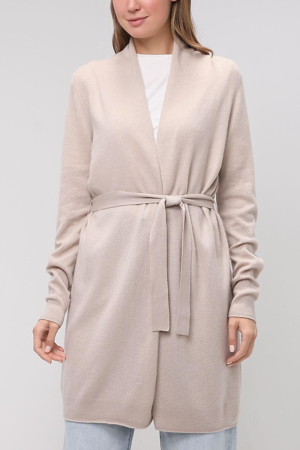 

Кардиган женский Essentials by Stockmann 2109 SIENNA бежевый S, 2109 SIENNA