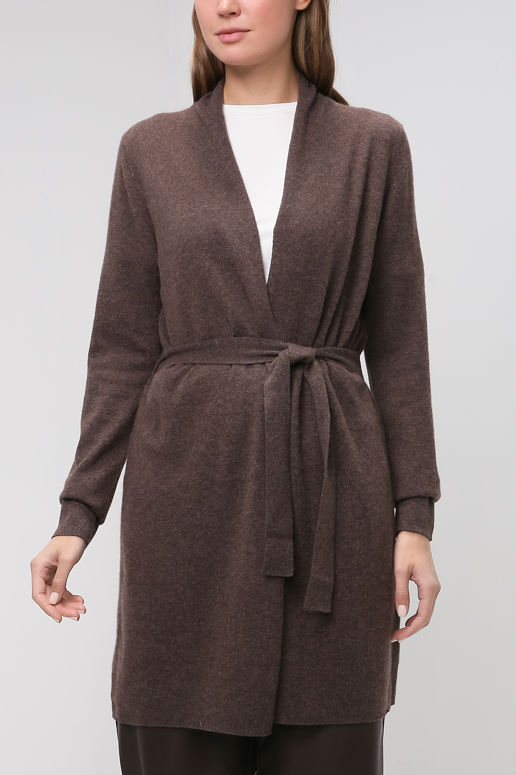 

Кардиган женский Essentials by Stockmann 2109 SIENNA коричневый S, 2109 SIENNA