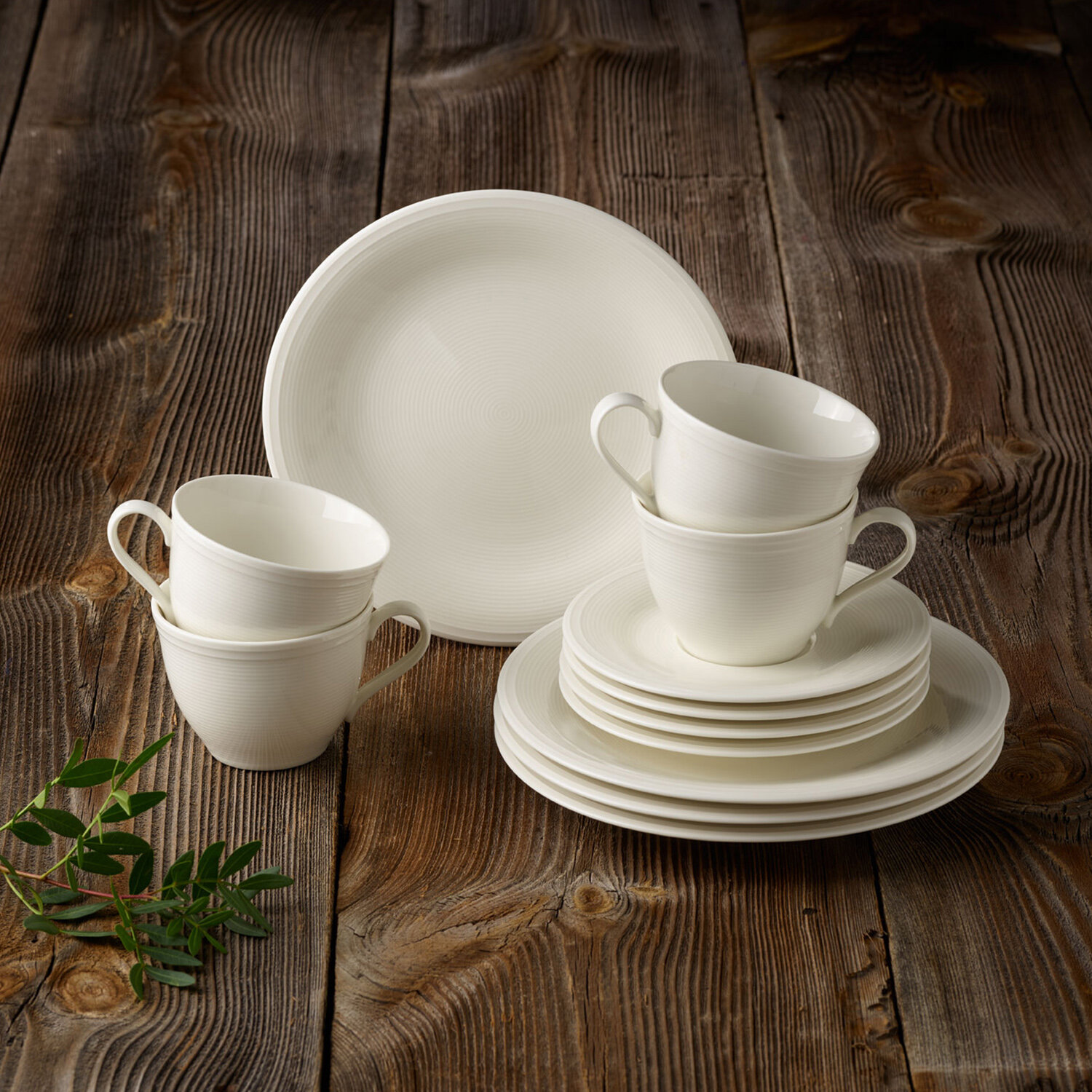 Набор посуды столовой 12 предметов, Color Loop Natural, like. by Villeroy & Boch