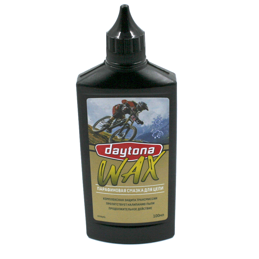 

Смазка для велосипедной цепи DAYTONA WAX Chain Lube 100 мл, Черный
