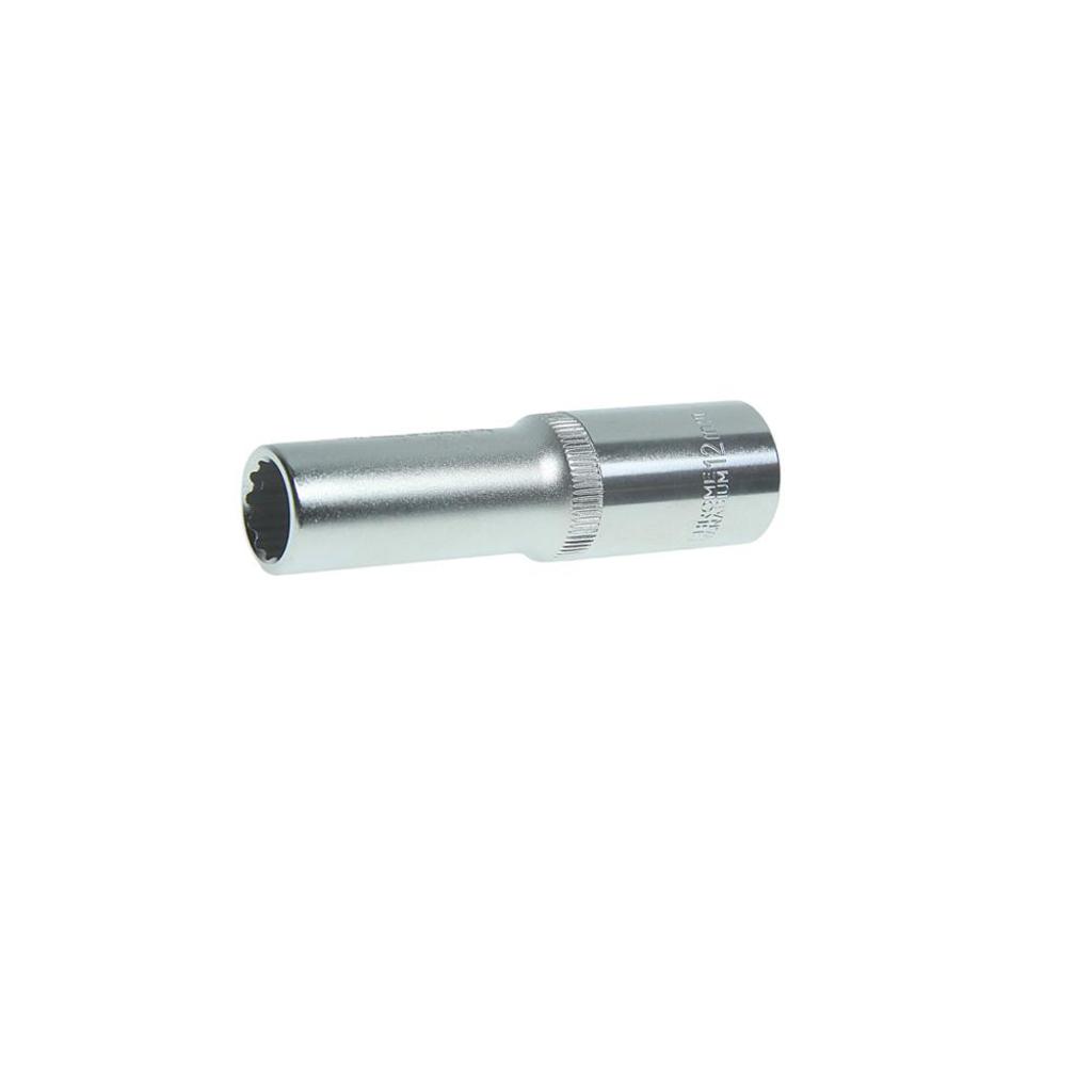 

Головка торцевая 1/2" 12мм 12-ти гранная высокая ЭВРИКА ER-91505-12, ER-91505-12