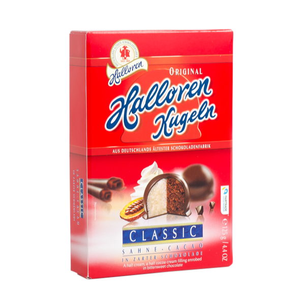 Конфеты Halloren Kugeln Крем Какао 125 г