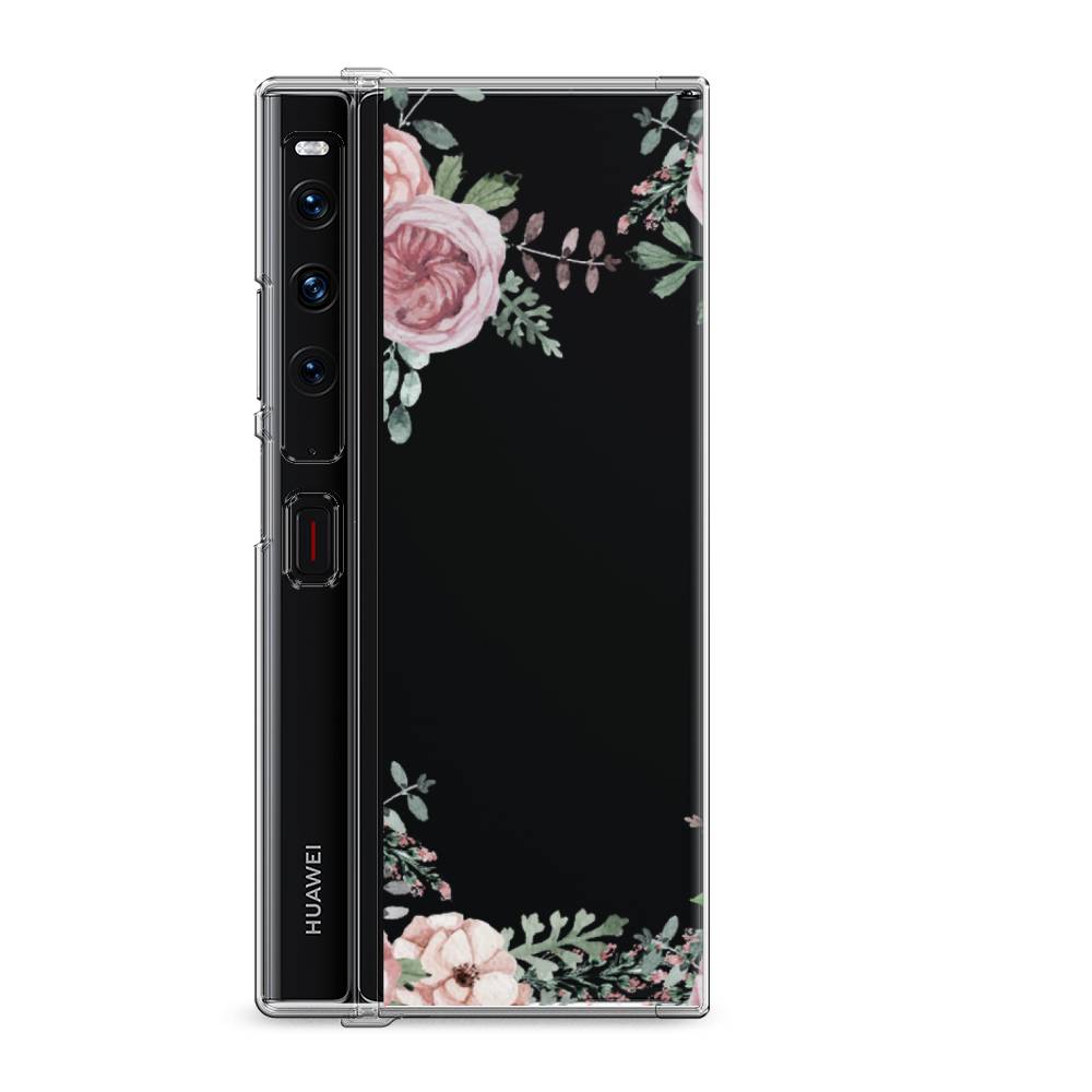 

Силиконовый чехол "Нежные розы акварель" на Huawei Mate Xs 2 / Хуавеи Мате Xs 2