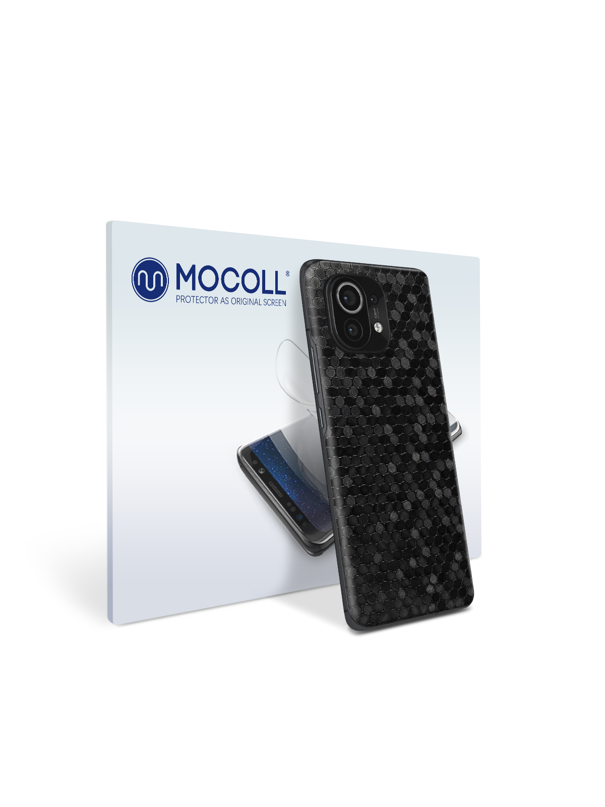 

Пленка защитная MOCOLL для задней панели Xiaomi Mi 11Pro Тень соты