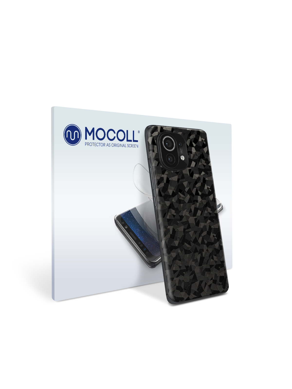 

Пленка защитная MOCOLL для задней панели Xiaomi Mi 11Pro Тень мозаика