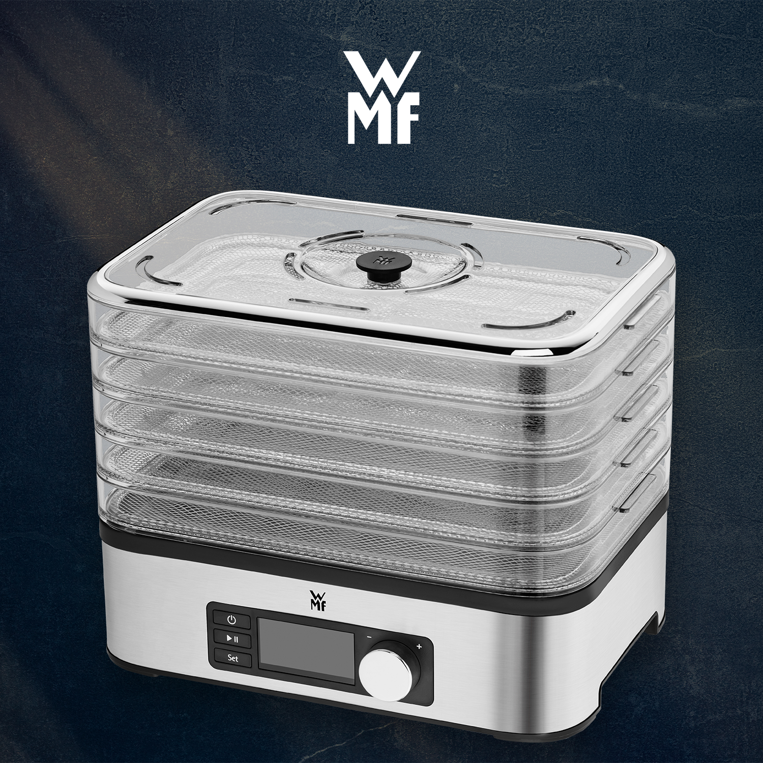 

Сушилка для овощей и фруктов WMF KITCHENminis серебристая, KITCHENminis