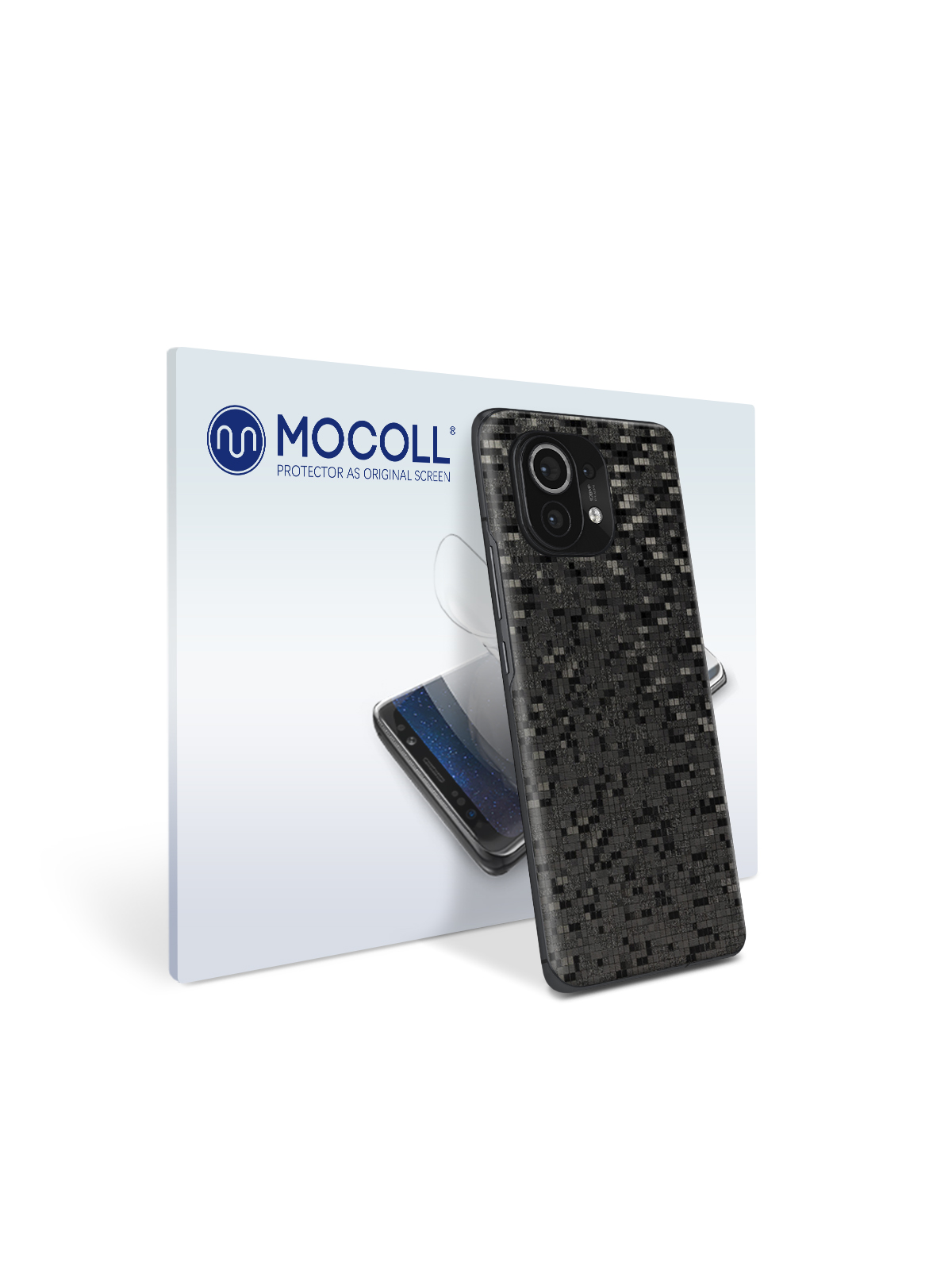 

Пленка защитная MOCOLL для задней панели Xiaomi Mi 11Lite Тень тетрис