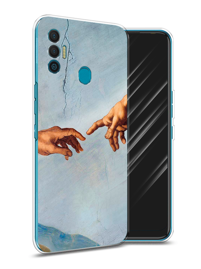 

Чехол Awog на Google Pixel 7 Pro "Сотворение Адама", Разноцветный