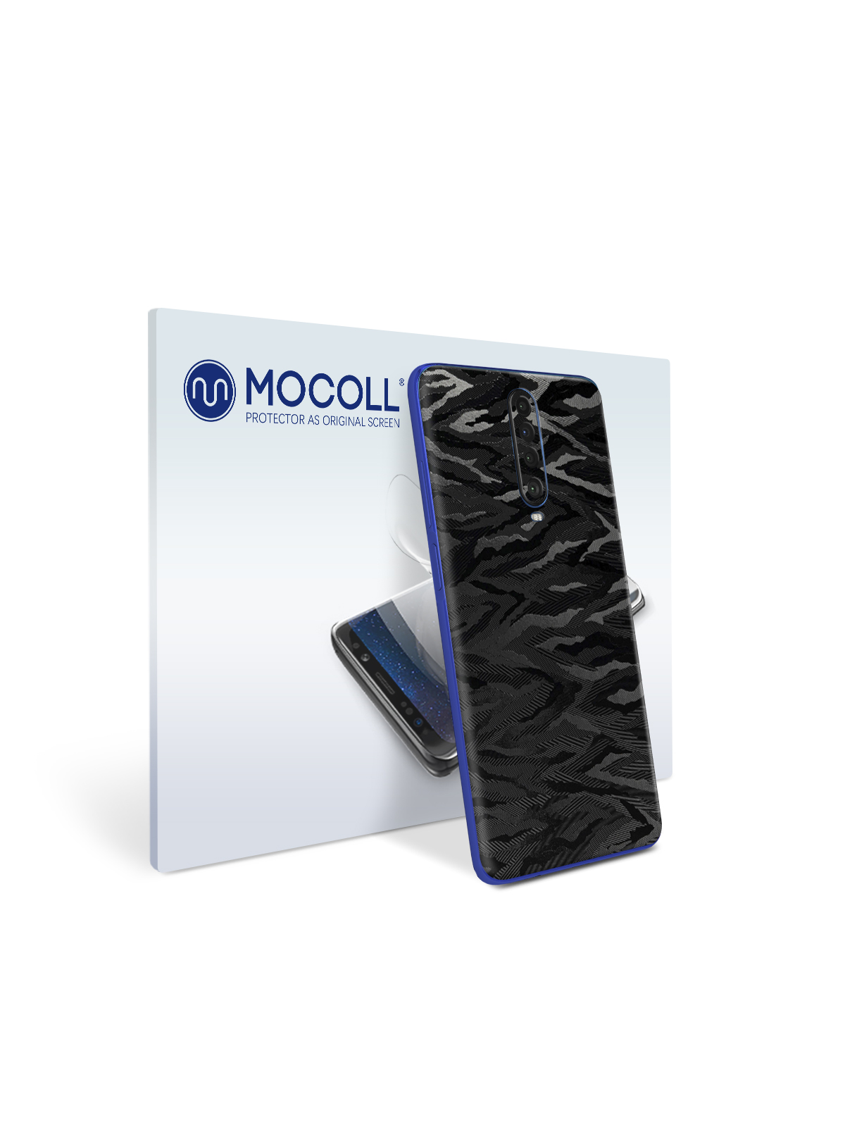 

Пленка защитная MOCOLL для задней панели Xiaomi Poco M2 Тень полоски