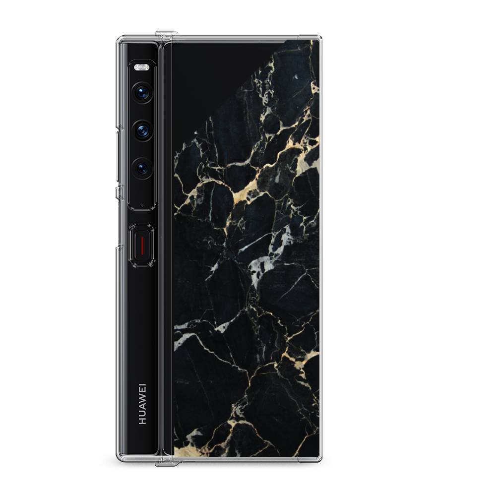

Силиконовый чехол "Черный мрамор уголок" на Huawei Mate Xs 2 / Хуавеи Мате Xs 2