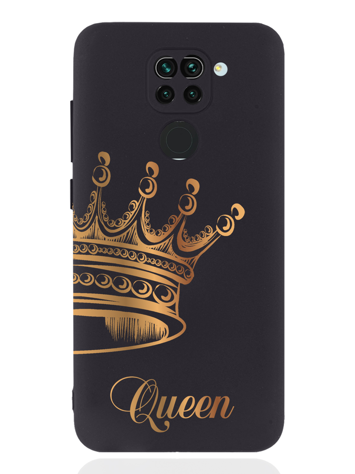 фото Чехол musthavecase для xiaomi redmi note 9 queen черный