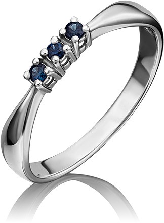 

Кольцо из золота р. 17 PLATINA jewelry 01-0284-00-102-1120-30, сапфир, 01-0284-00-102-1120-30