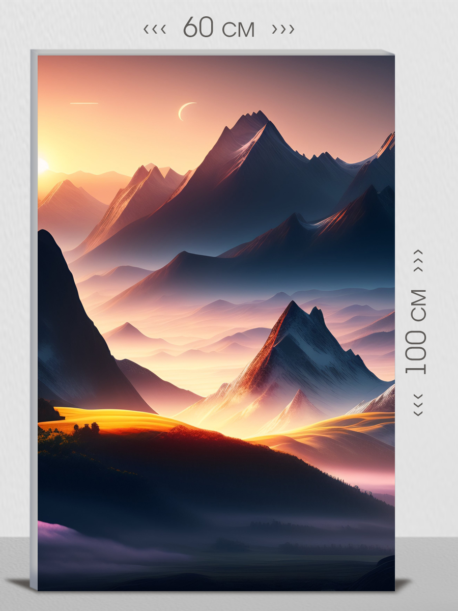 

Картина на холсте FIRST CLASS IMAGES интерьерная 60х100 на стену, природа4