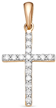 

Подвеска-крестик Diamond Union 5-2780-103-3К, 5-2780-103-3К
