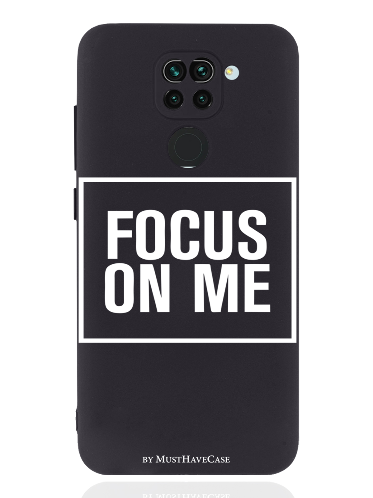 Чехол MustHaveCase для Xiaomi Redmi Note 9 Focus on me черный