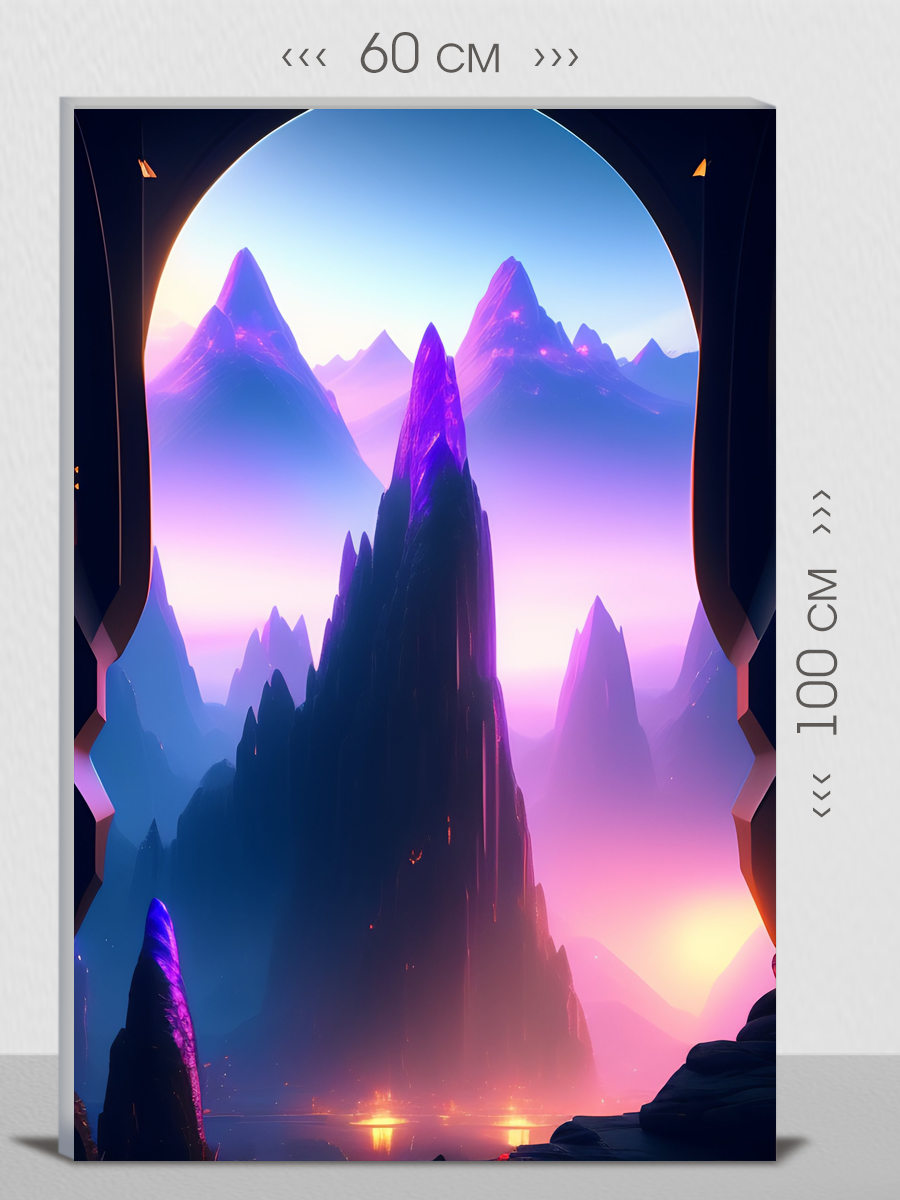 

Картина на холсте FIRST CLASS IMAGES интерьерная 60х100 на стену, природа4