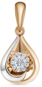

Подвеска женская Diamond Union 5-3627-103ИНВ-3К, 5-3627-103ИНВ-3К
