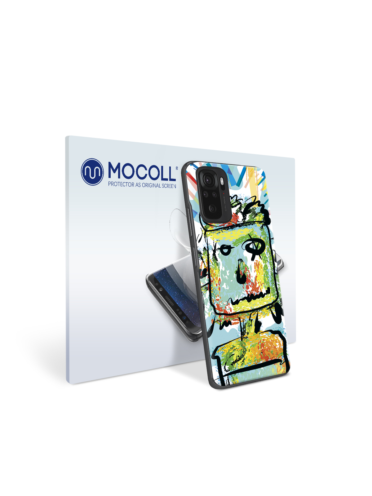 

Пленка защитная MOCOLL для задней панели Xiaomi Redmi Note 10 Pro Рисунок портрет