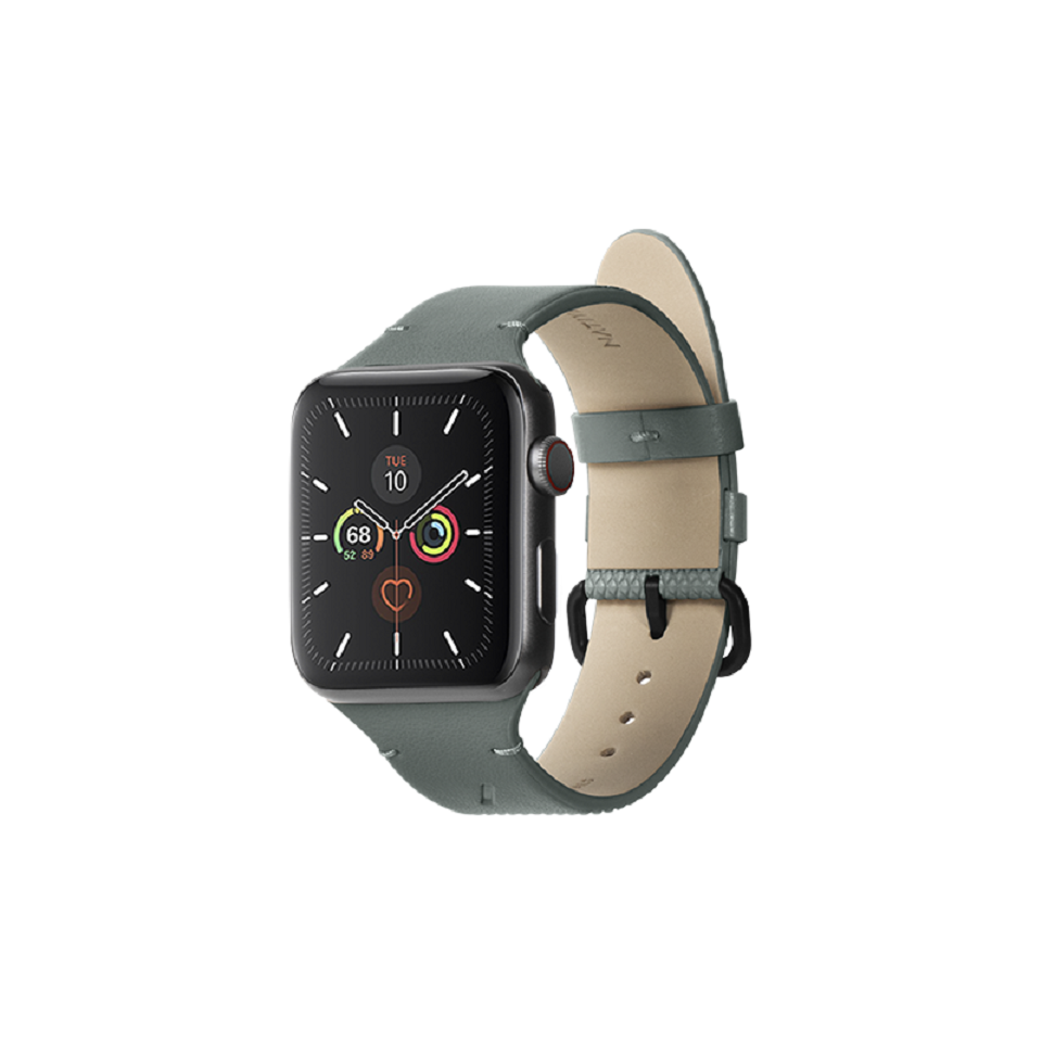 Ремешок Native Union (RE)CLASSIC STRAP для Apple Watch 38/40/41 мм, серо-зеленый