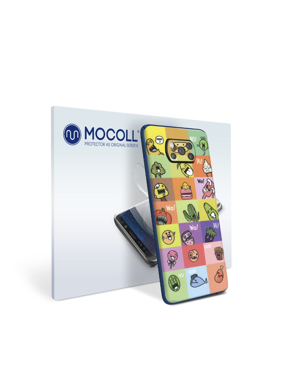 

Пленка защитная MOCOLL для задней панели Xiaomi Poco X3 NFC Рисунок овощи