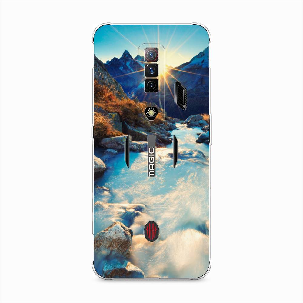 

Чехол Awog на ZTE Nubia Red Magic 7S / ЗТЕ Нубия Ред Мэджик 7С "Восход 7", Разноцветный, 136350-4