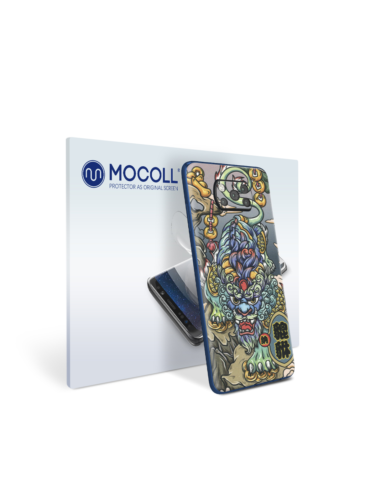 

Пленка защитная MOCOLL для задней панели Xiaomi Poco M3 Рисунок дракон
