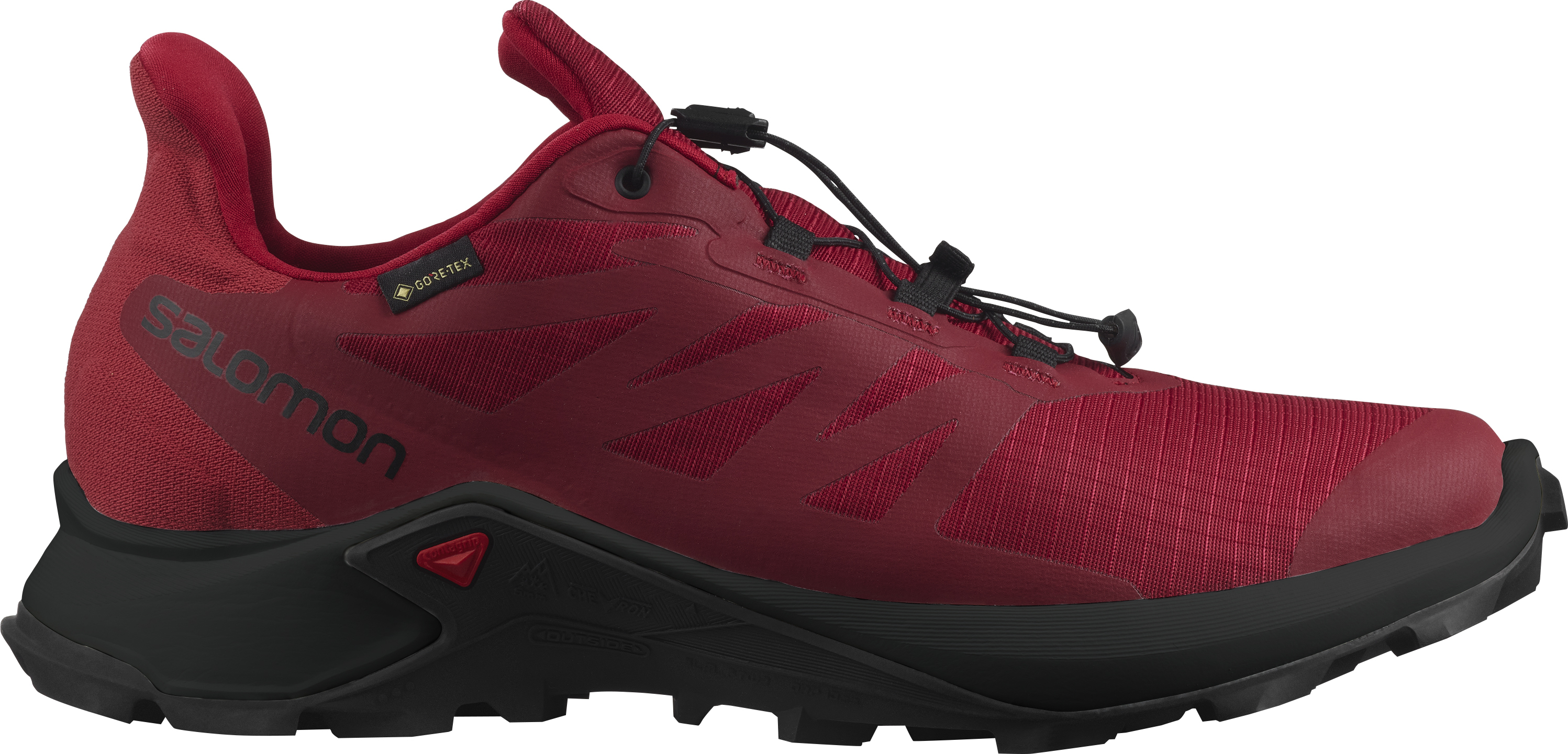 фото Кроссовки мужские salomon supercross 3 gtx красные 10.5 uk