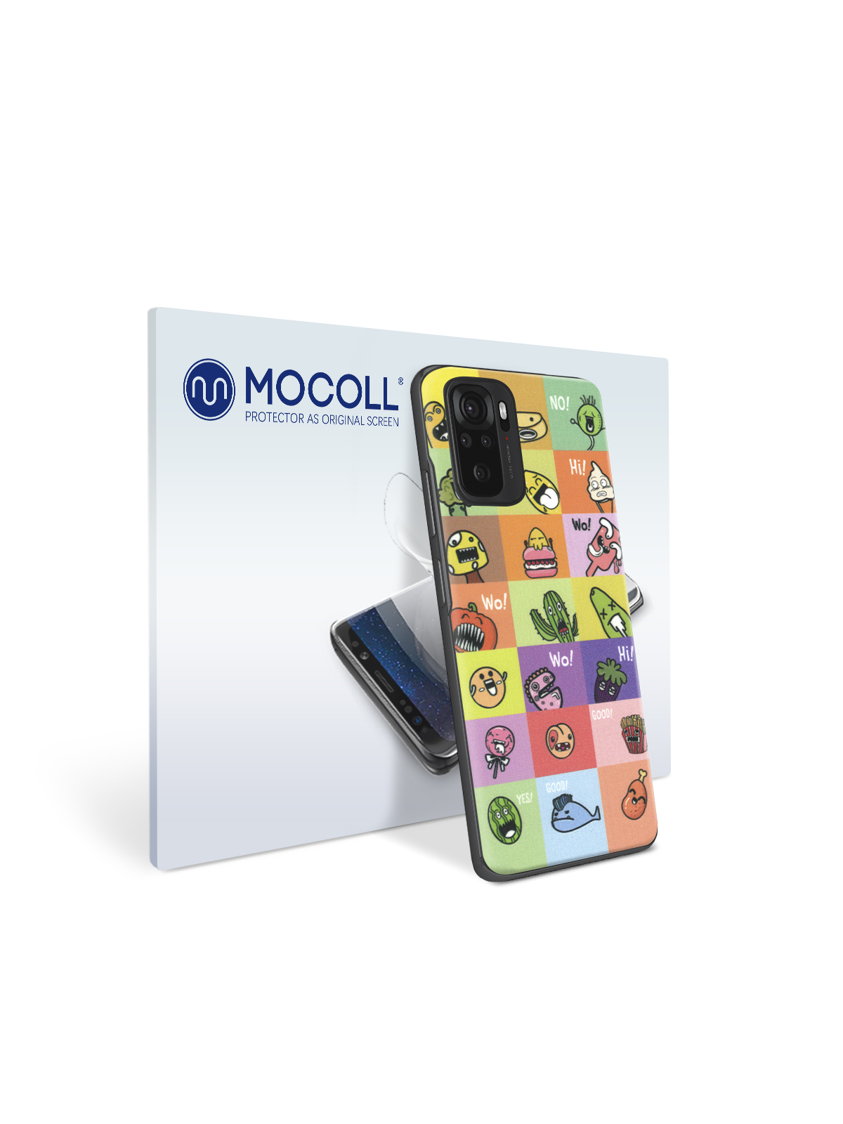 

Пленка защитная MOCOLL для задней панели Xiaomi Redmi Note 10S Рисунок овощи