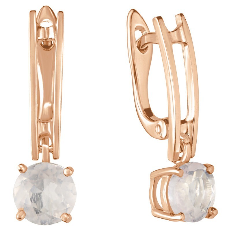 

Серьги из серебра с розовым кварцем LAZURIT-ONLINE 8224RG, 8224RG