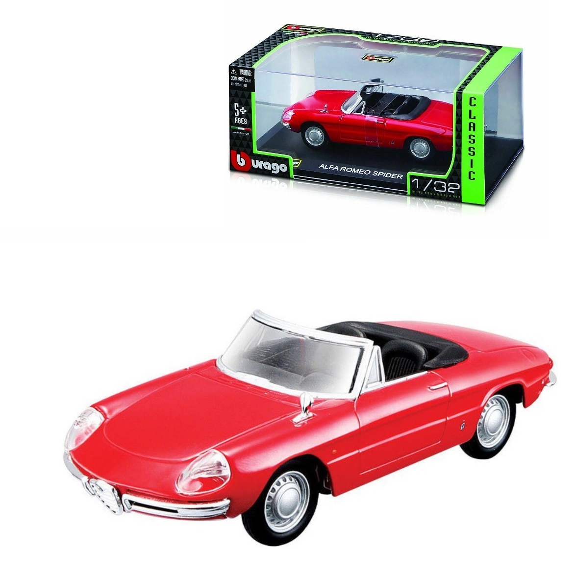 Модель BBURAGO Alfa Romeo Spider 1:32