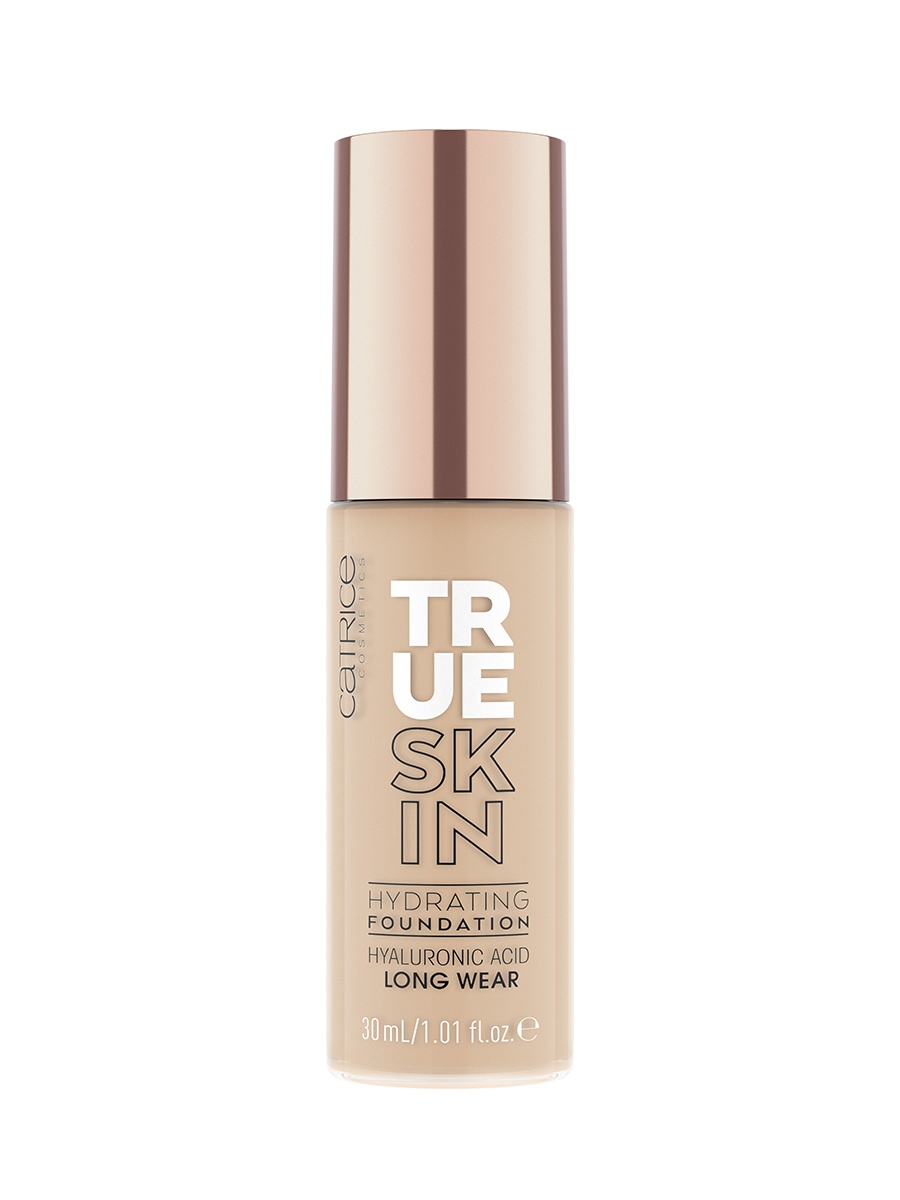 Основа тональная CATRICE - True Skin Hydrating Foundation, 30 мл - 020 Warm Beige тональная основа catrice all matt shine control make up 020 n neutral nude beige