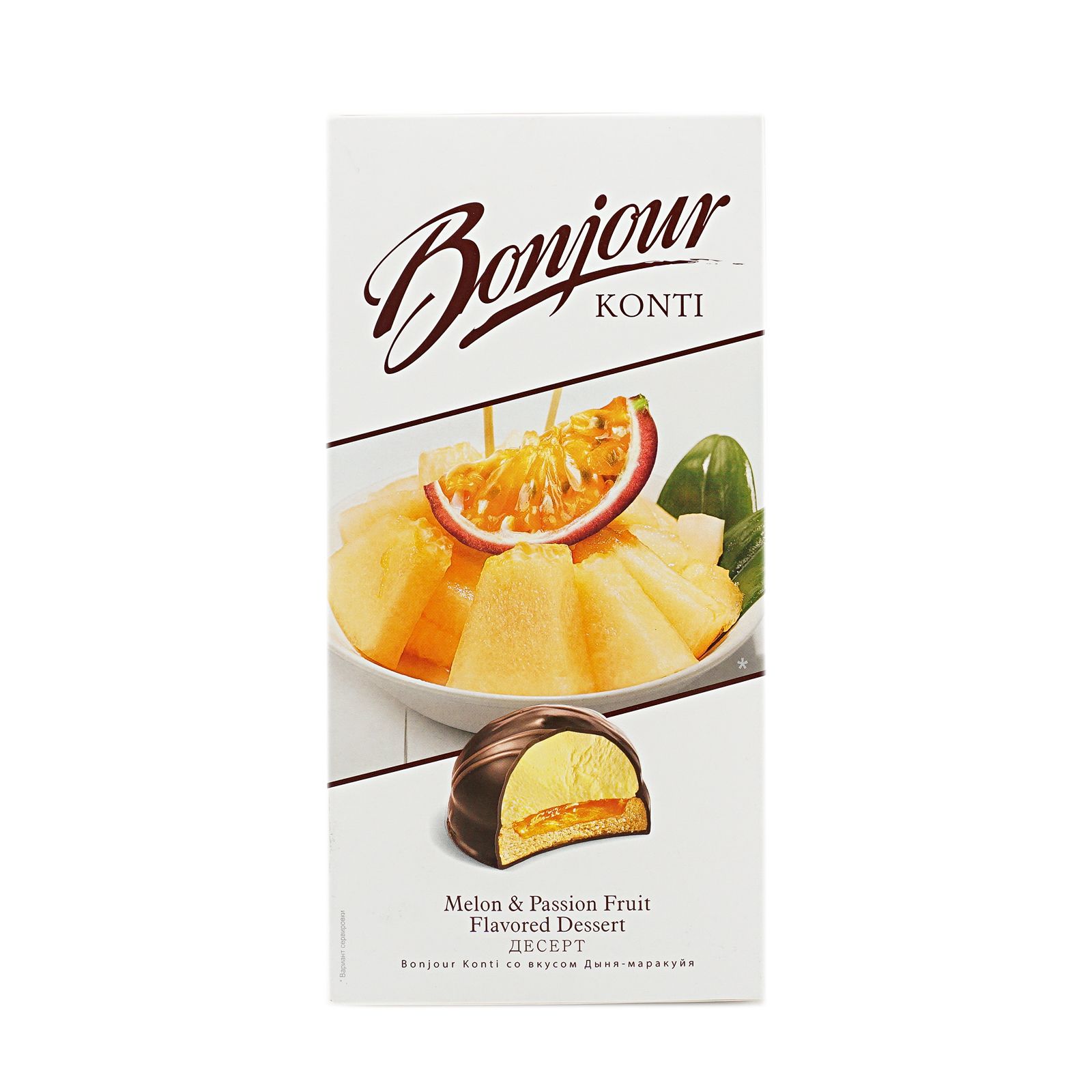 

Десерт Bonjour дыня и маракуйя 232 г