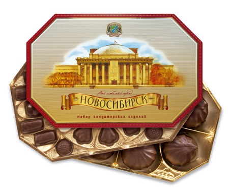

Конфеты Новосибирская ШФ Мой любимый город Новосибирск