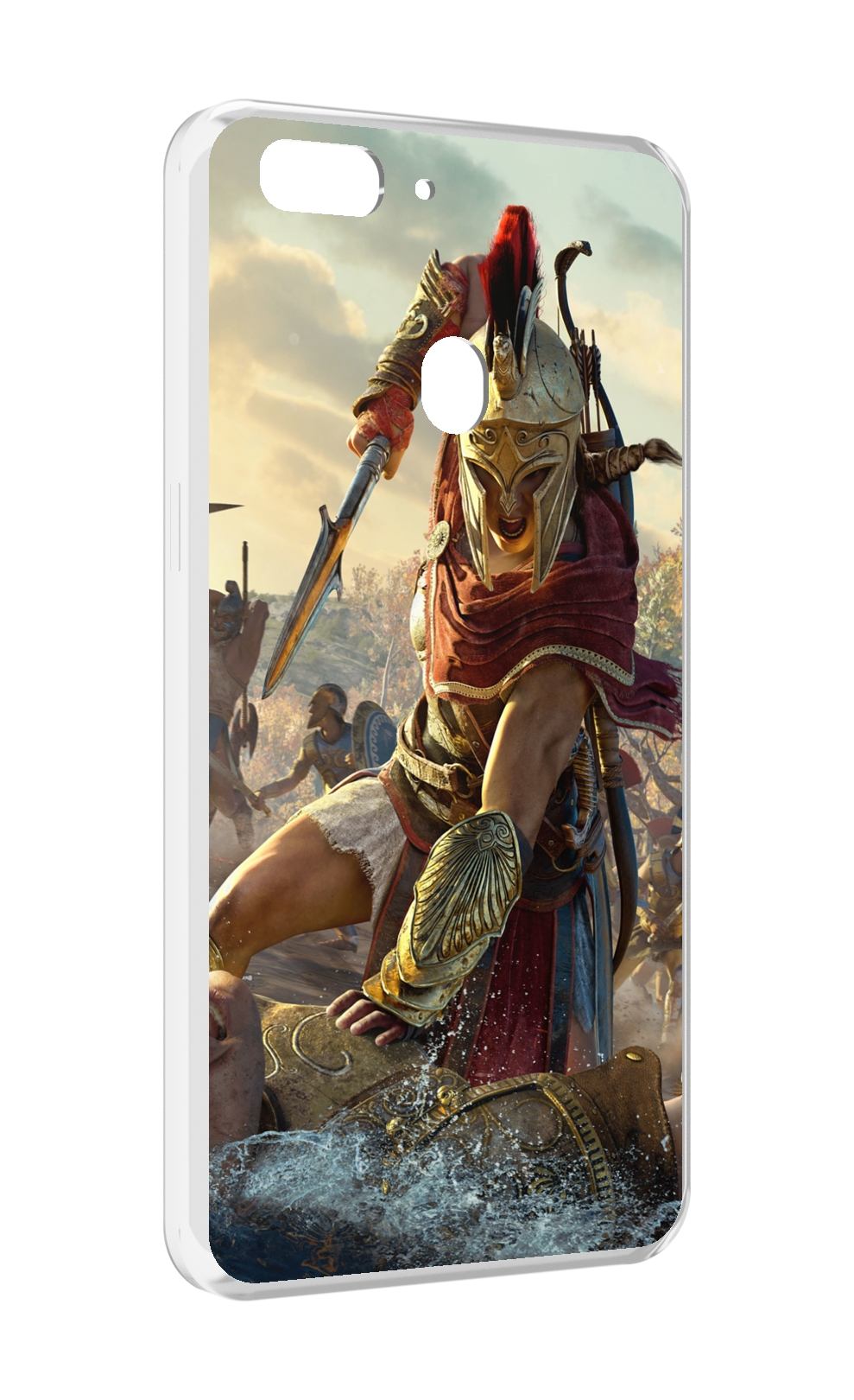 

Чехол MyPads Assassin's Creed Odyssey Kassandra мужской для Oppo Realme 2, Прозрачный, Tocco