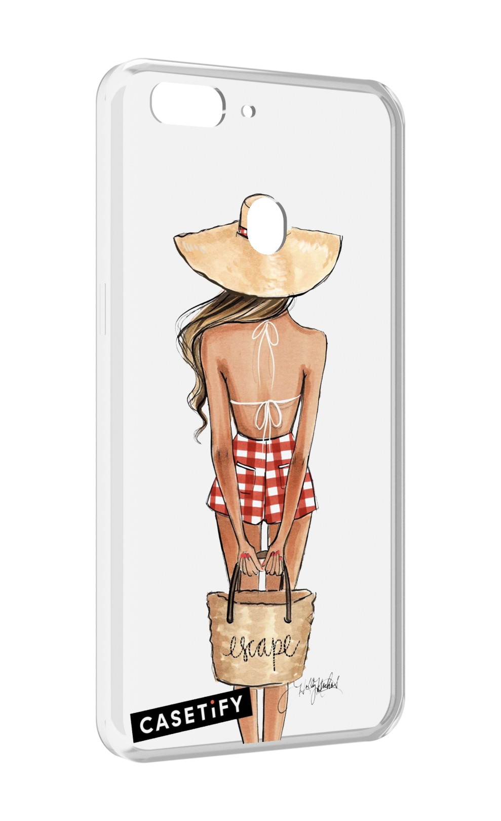 

Чехол MyPads CASETiFY женский для Oppo Realme 2, Прозрачный, Tocco