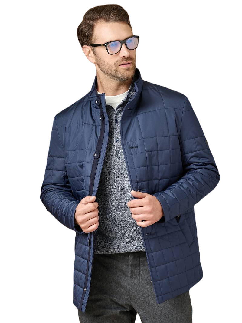 

Куртка мужская BAZIONI 3034-2 M Dk Navy синяя 58/176 RU, Синий, 3034-2 M DK NAVY