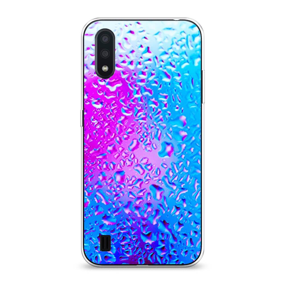 фото Чехол на samsung galaxy a01 "капли на стекле" case place