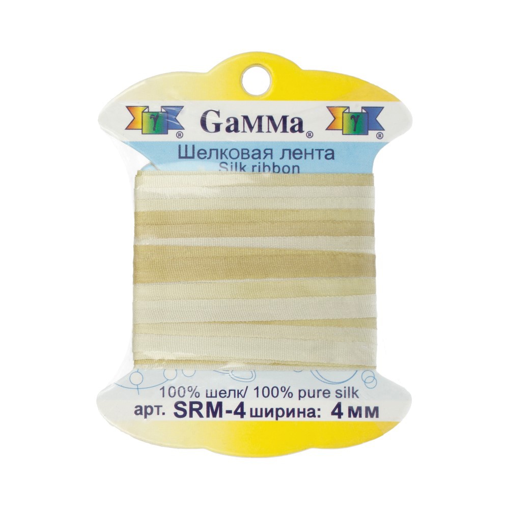 

Gamma шелковая, 4 мм, 9,1 +/- 0,5 м, цвет серо-зеленый и зеленый