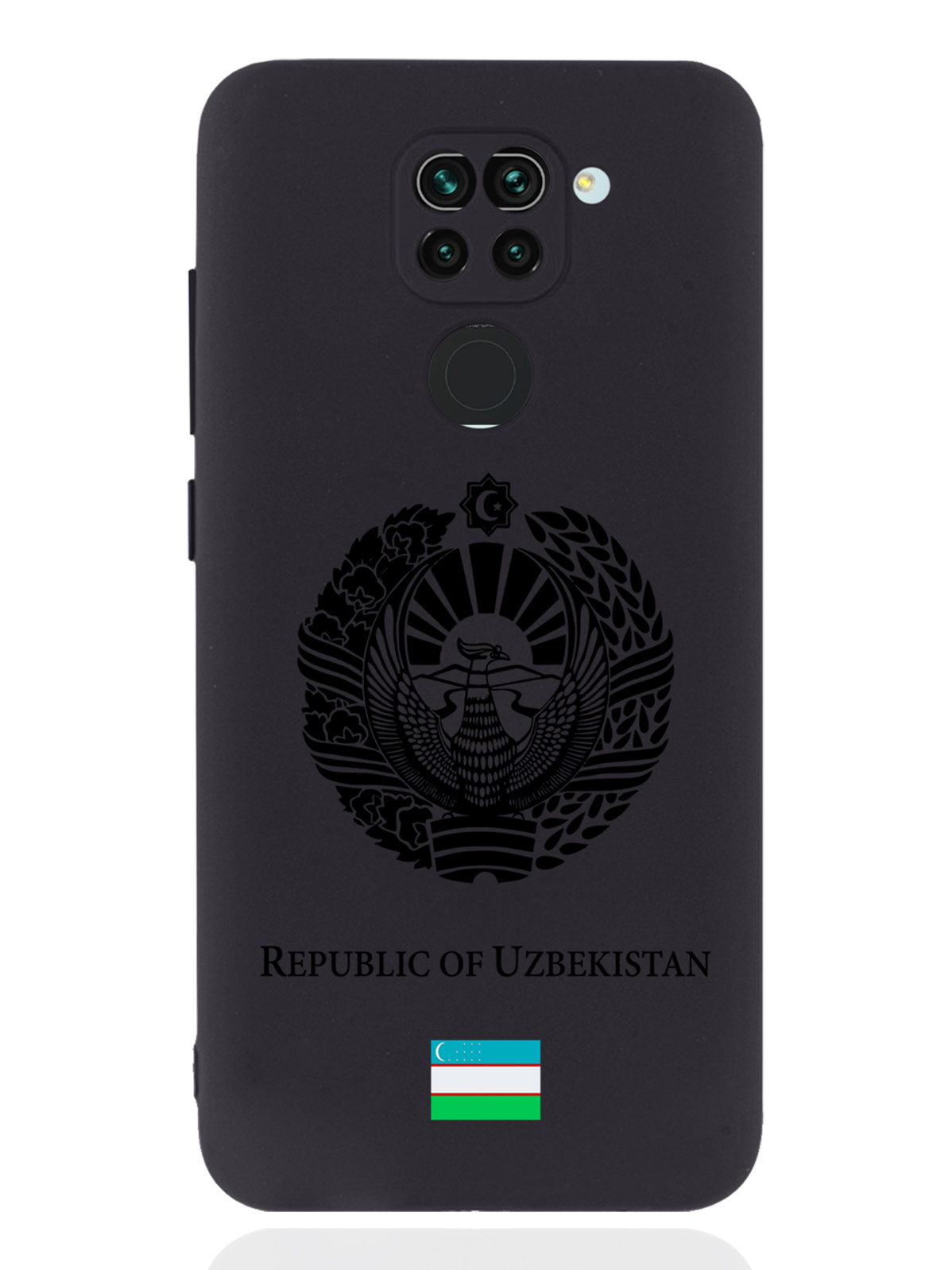 

Чехол SignumCase для Xiaomi Redmi Note 9 Черный лаковый Герб Узбекистана черный, Xiaomi Redmi Note 9 Черный лаковый Герб Узбекистана