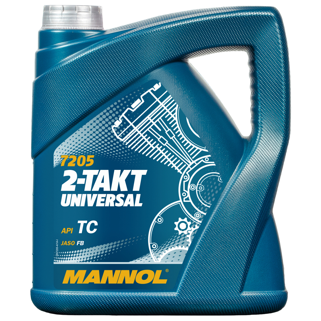 Моторное масло Mannol минеральное 2-Takt Universal API TC 2T 4л