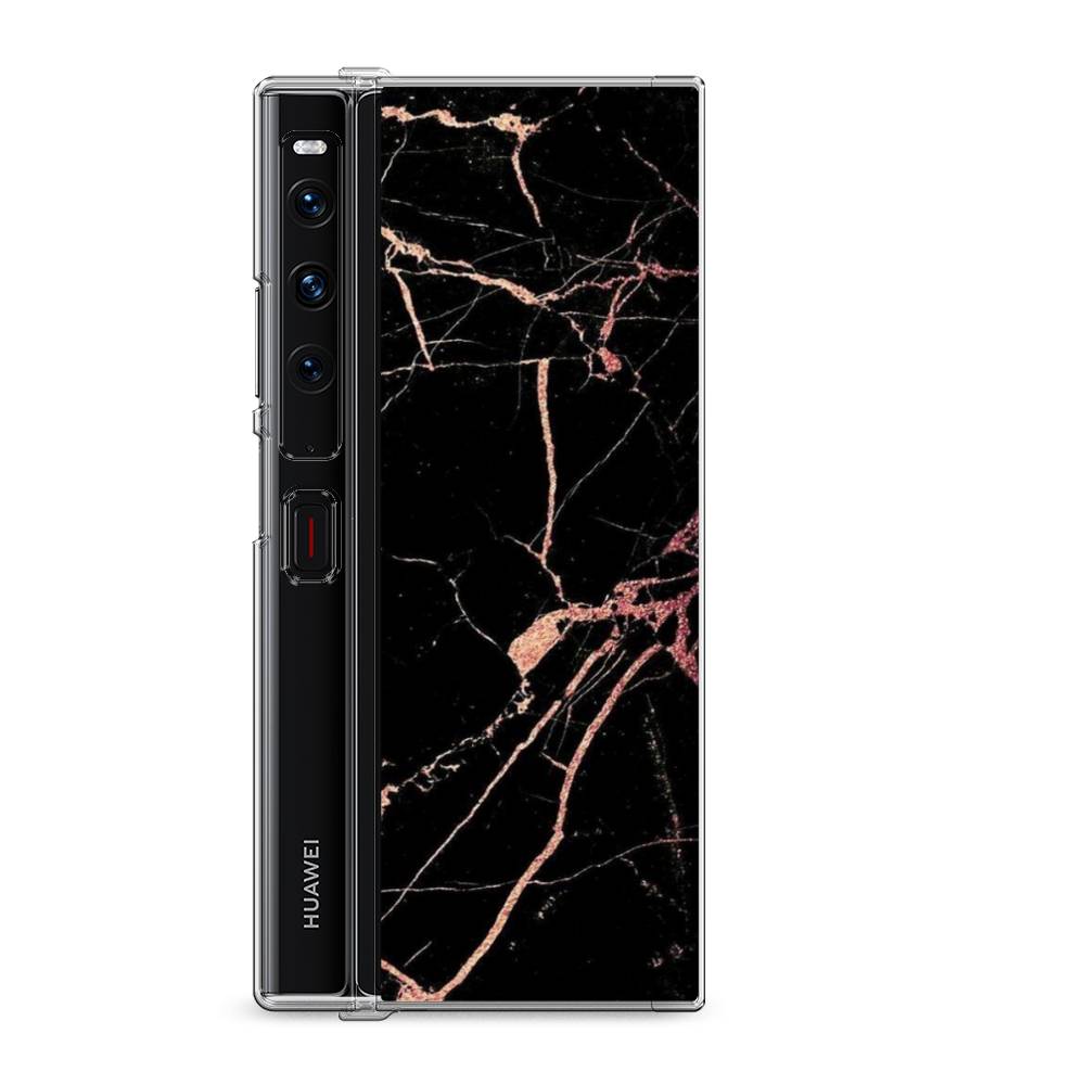 

Силиконовый чехол "Мрамор розовое золото" на Huawei Mate Xs 2 / Хуавеи Мате Xs 2