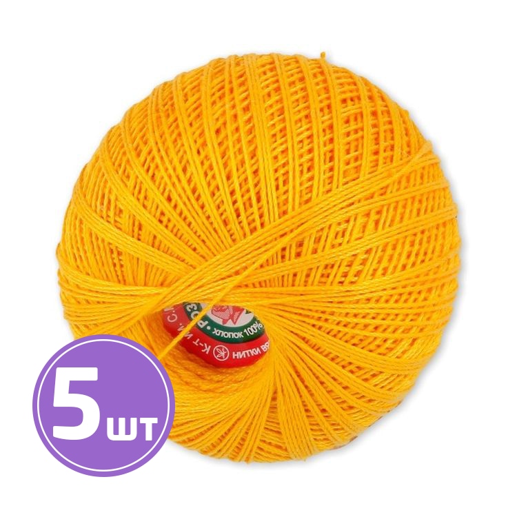 

Пряжа ПНК им.Кирова Роза 0510 абрикосовый 5 шт. по 50 г, Коралловый