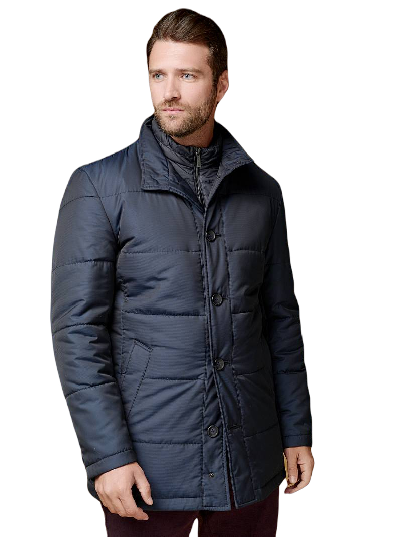 Куртка Bazioni для мужчин, 4090-2 M Geneva Charcoal, размер 54-176, темно-синяя