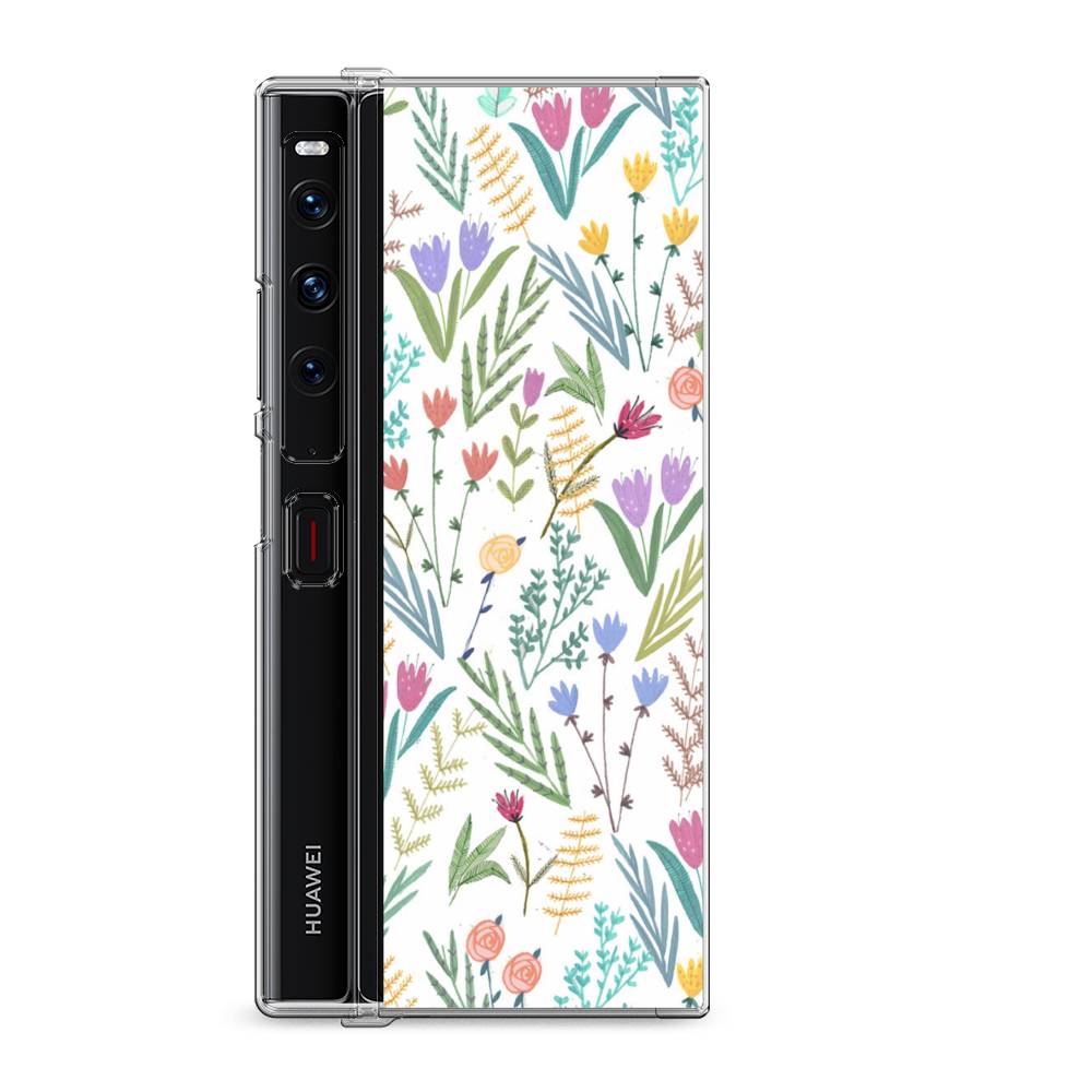 

Силиконовый чехол "Полевые цветы рисунок" на Huawei Mate Xs 2 / Хуавеи Мате Xs 2