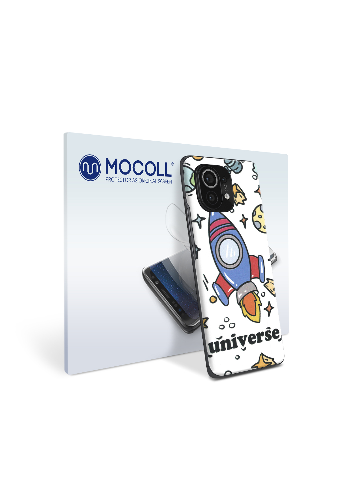 

Пленка защитная MOCOLL для задней панели Xiaomi Mi 11Lite Рисунок ракета