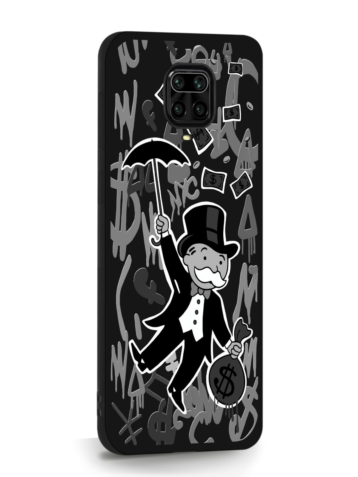 фото Чехол musthavecase для xiaomi redmi note 9 pro monopoly black edition черный