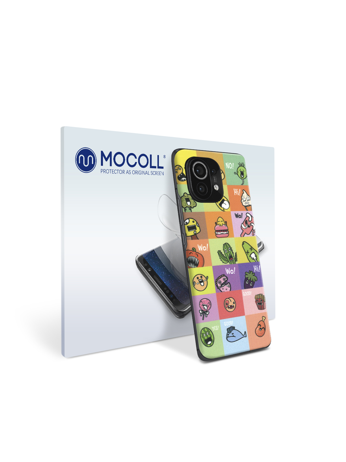 

Пленка защитная MOCOLL для задней панели Xiaomi Mi 11Lite Рисунок овощи