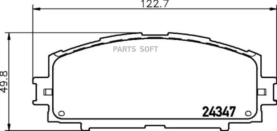 

Тормозные колодки NISSHINBO np1053